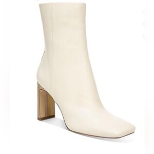 Sam Edelman Womens Anika Leather Square Toe Mid-Calf Boots